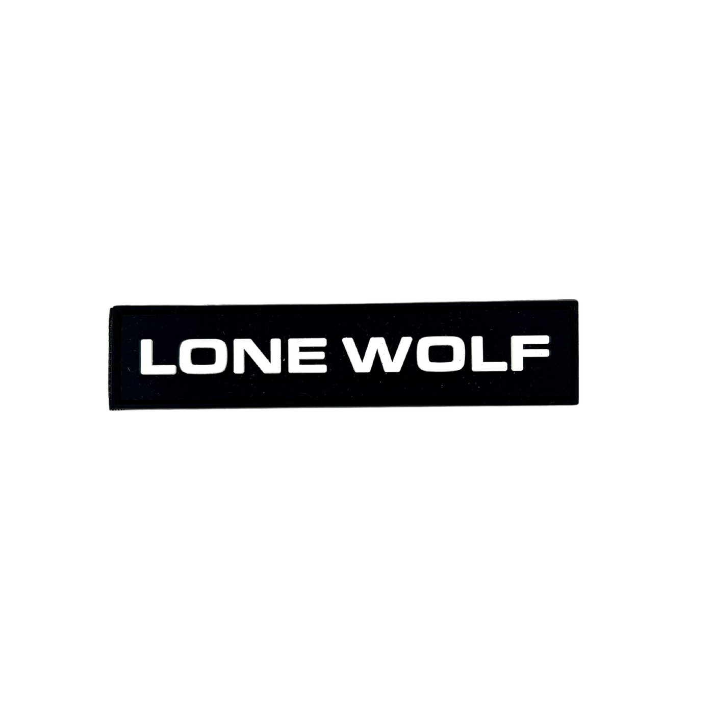 Lone Wolf PVC Velcro Patch