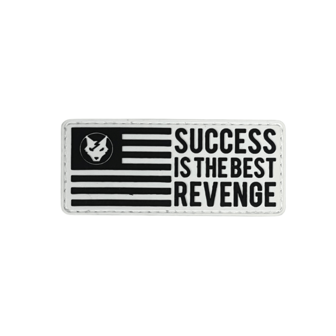 Lone Wolf Success Is The Best Revenge Velcro Patch